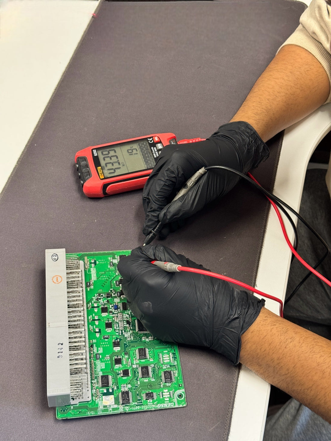 testing an Electronic control module (ECU) on bench