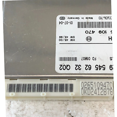 02-03 MERCEDES CLK55 ABS Control Module 0295456232
