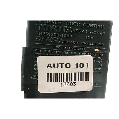03-04 TOYOTA AVALON DOOR RECEIVER MODULE 89741-AC041