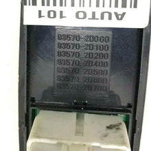 01-06 Hyundai Elantra Driver Left Master Window Control Switch 93570-2D000