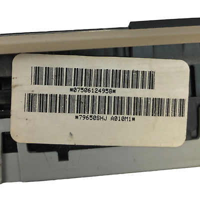 05-10 HONDA ODYSSEY REAR TEMPERATURE CLIMATE CONTROL UNIT 79650-SHJ-A010-M1