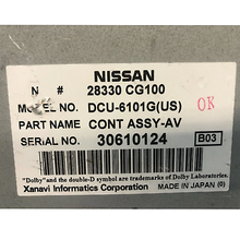 03 INFINITI FX45 INFORMATION GPS SCREEN MAIN CONTROL MODULE 28330CG100