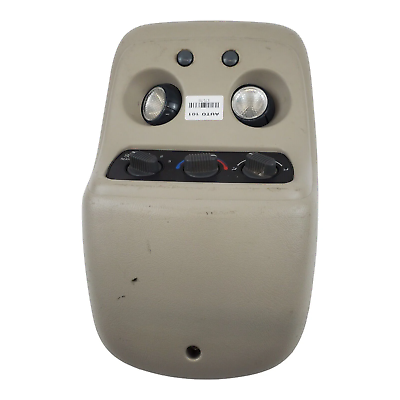 00-02 Silverado Yukon Tahoe Over Head Console Temp Control Pewter 15748171 OEM