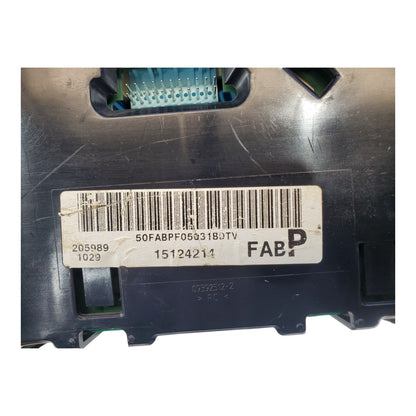 Programmed 2003-2007 CHEVROLET EXPRESS USED INSTRUMENT CLUSTER 15124214  GM