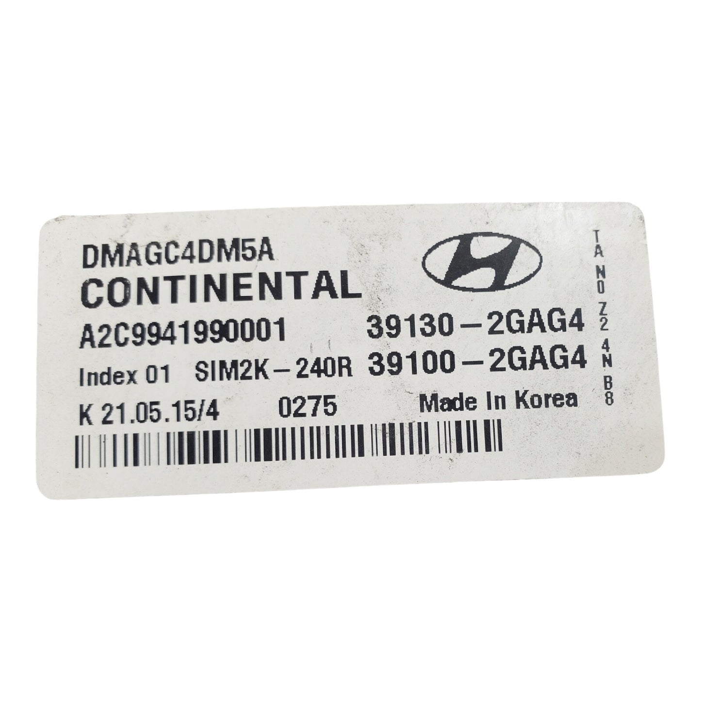 ✅13-16 Hyundai Santa Fe 2.4 Engine Control Module ECM Computer 39130-2GAG4