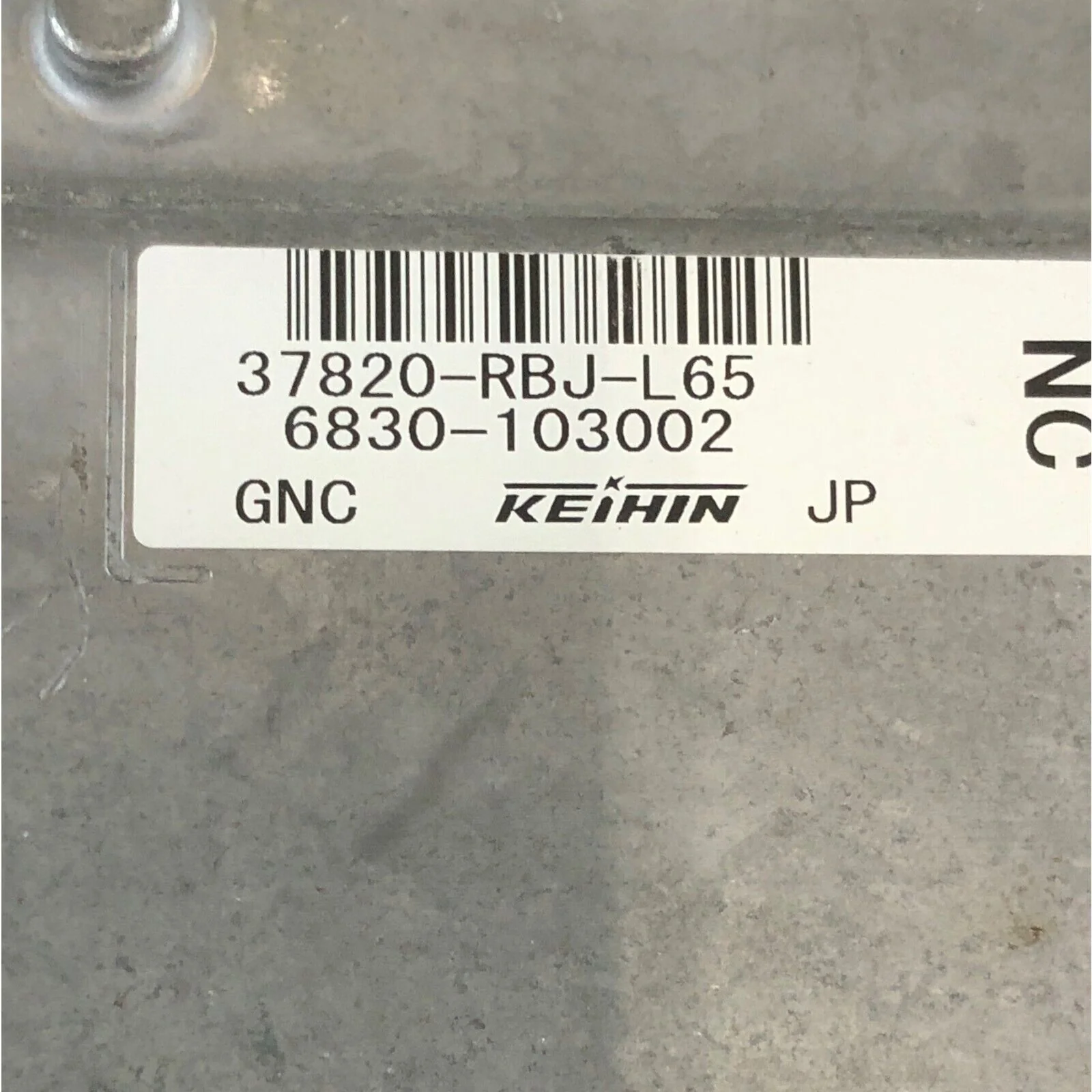 10 HONDA INSIGHT Engine Control Module ECM Computer 37820-RBJ-L65