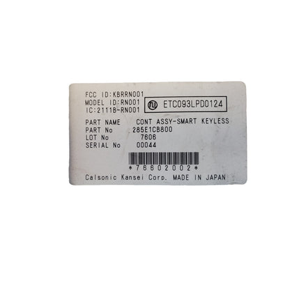 2005-2007 Nissan Murano - Keyless Entry Module - 285E1CB800 OEM