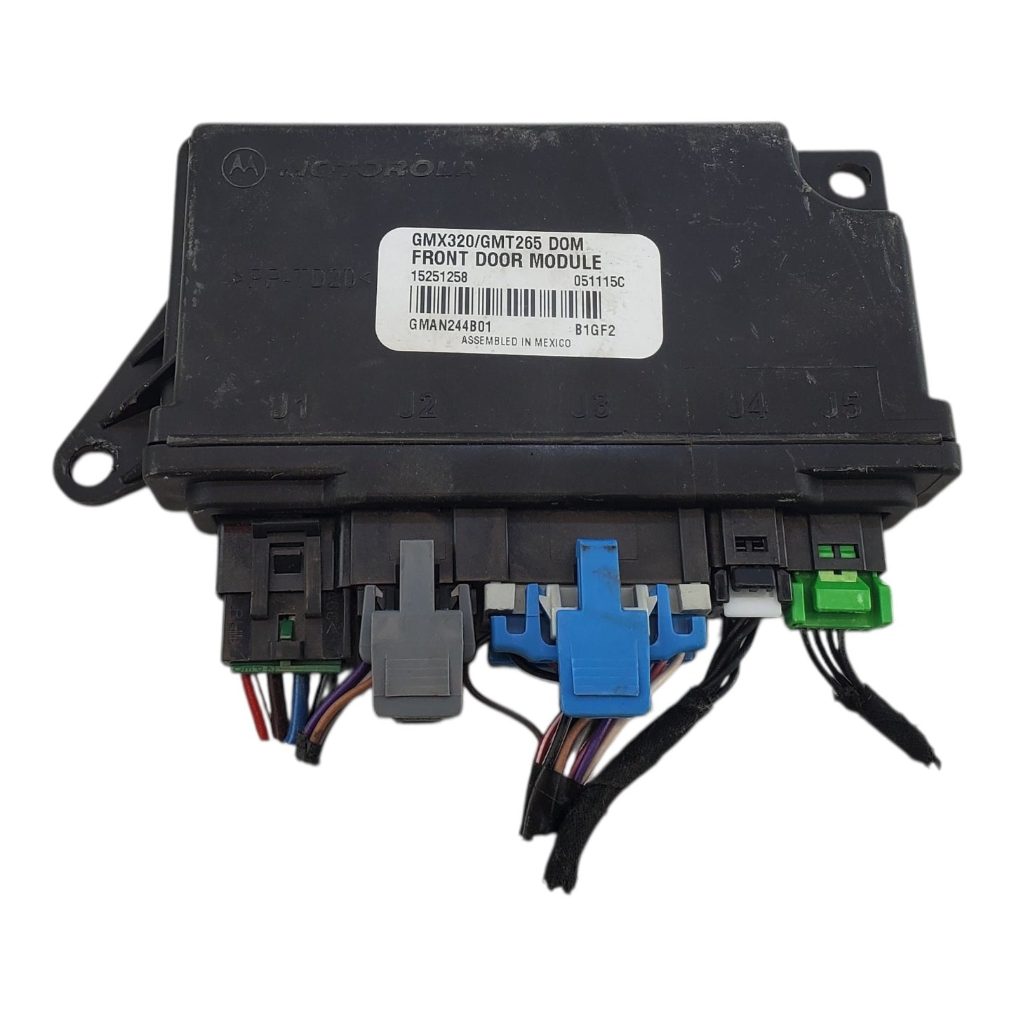 06 07 CADILLAC CTS SRX MULTIFUNCTION FRONT DOOR CONTROL MODULE 15251258 OEM
