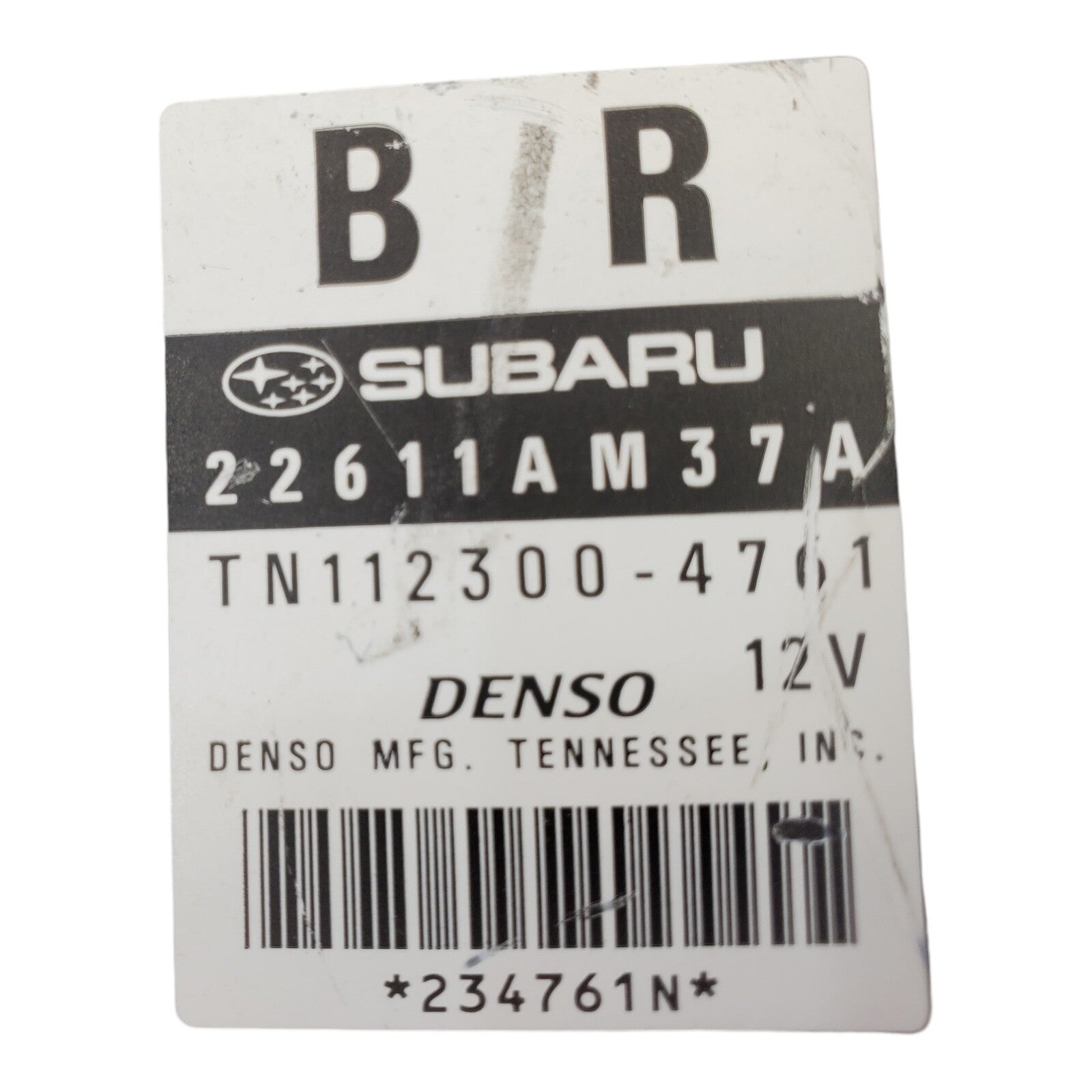 07 SUBARU LEGACY Engine Control Module 2.5l At Federal Emissions 22611AM37A