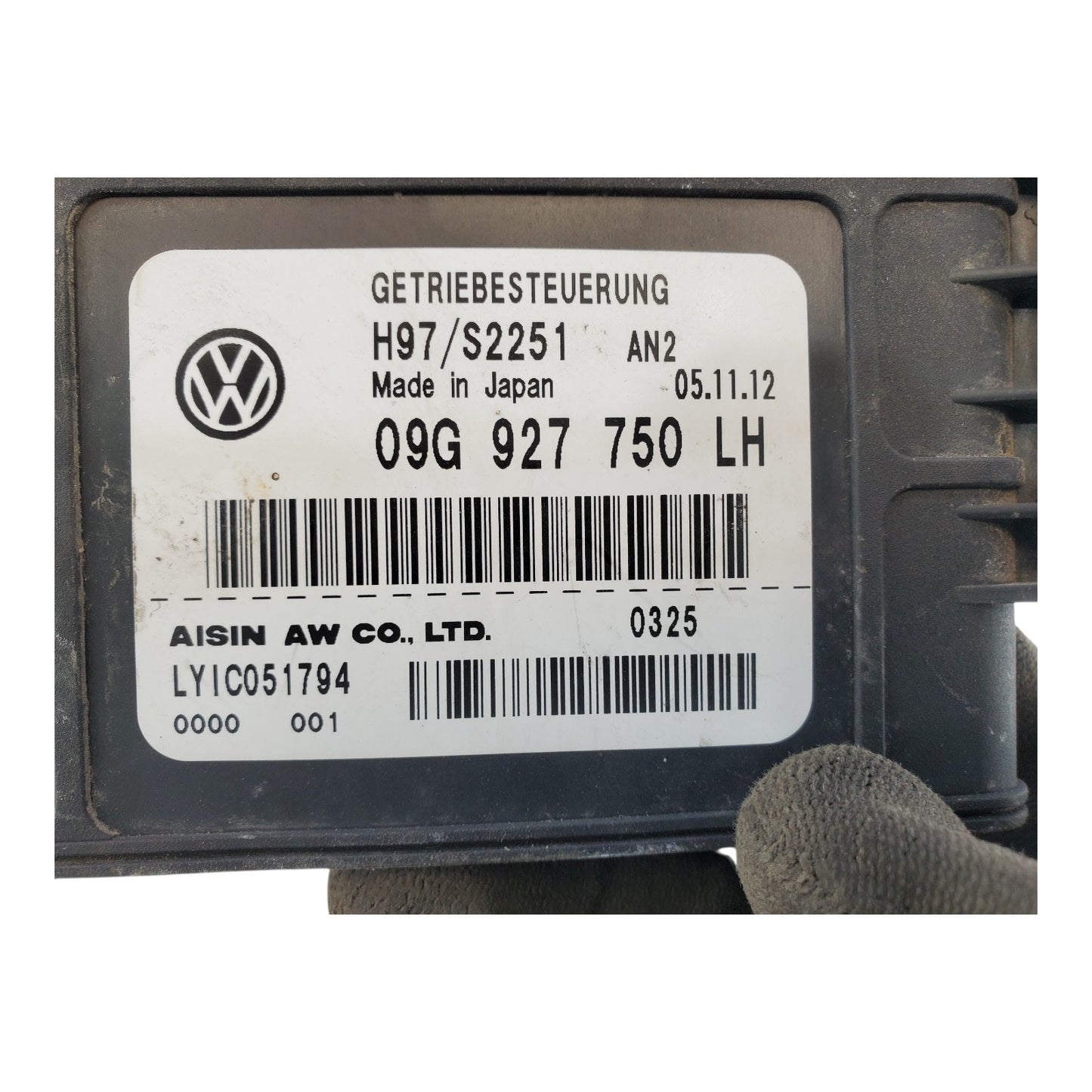 12-14 Volkswagen Passat 09G 927 750 LH TCM Transmission Computer Control Module