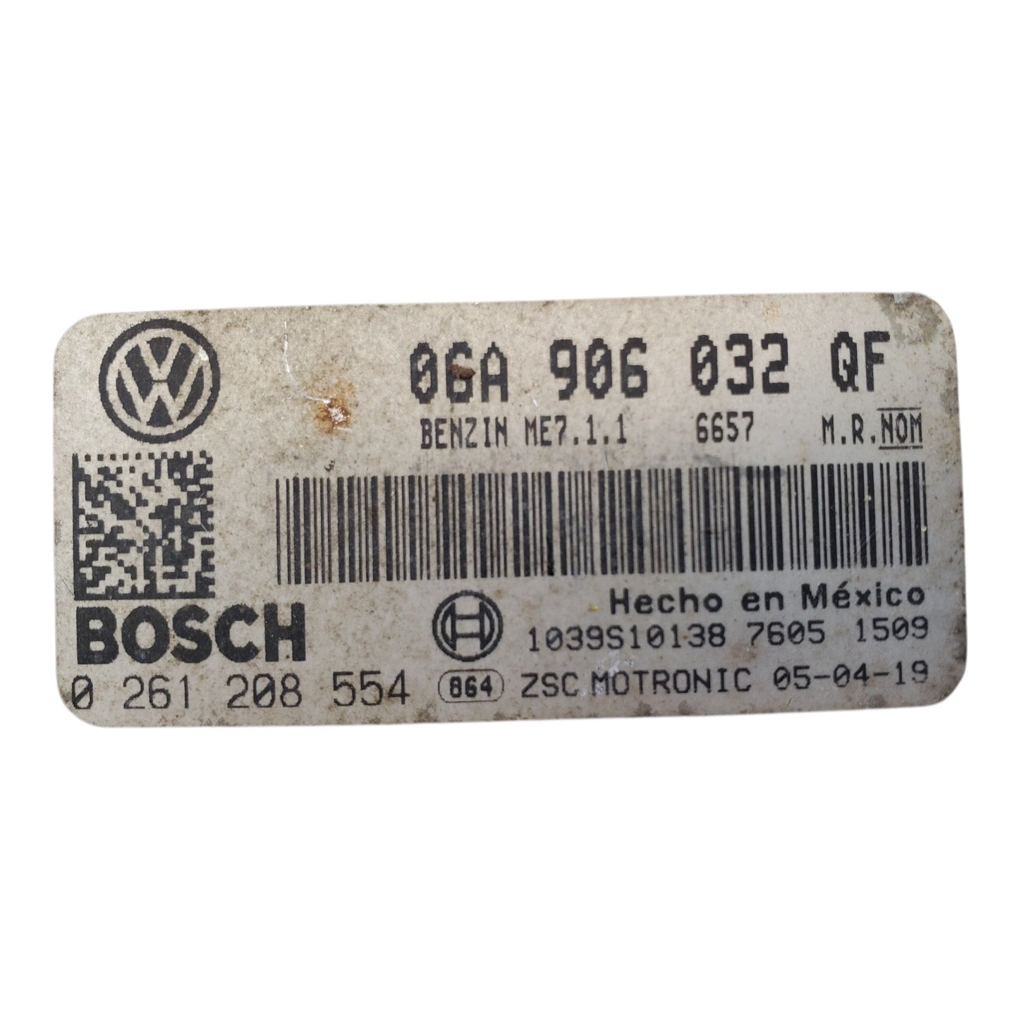ff ECU ECM Engine Computer 2005 05 VW Jetta MK5 2.5 BGP MT 06A 906 032 QF