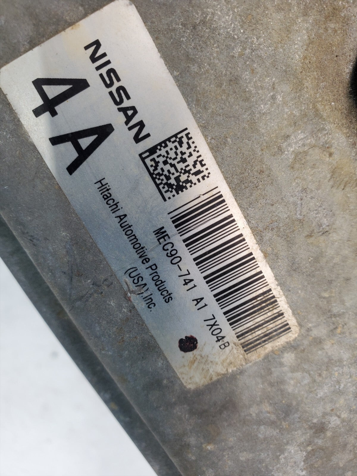2008 Nissan Sentra A/T 2.0L Engine Computer Unit 2.0L | MEC90-741 A1