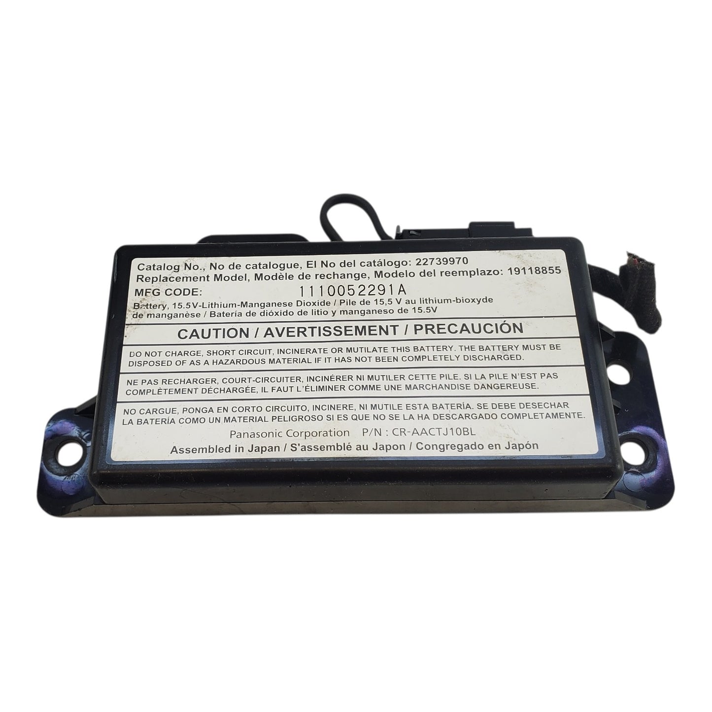 06-21 GM - Communication Interface Module Battery OEM 22739970