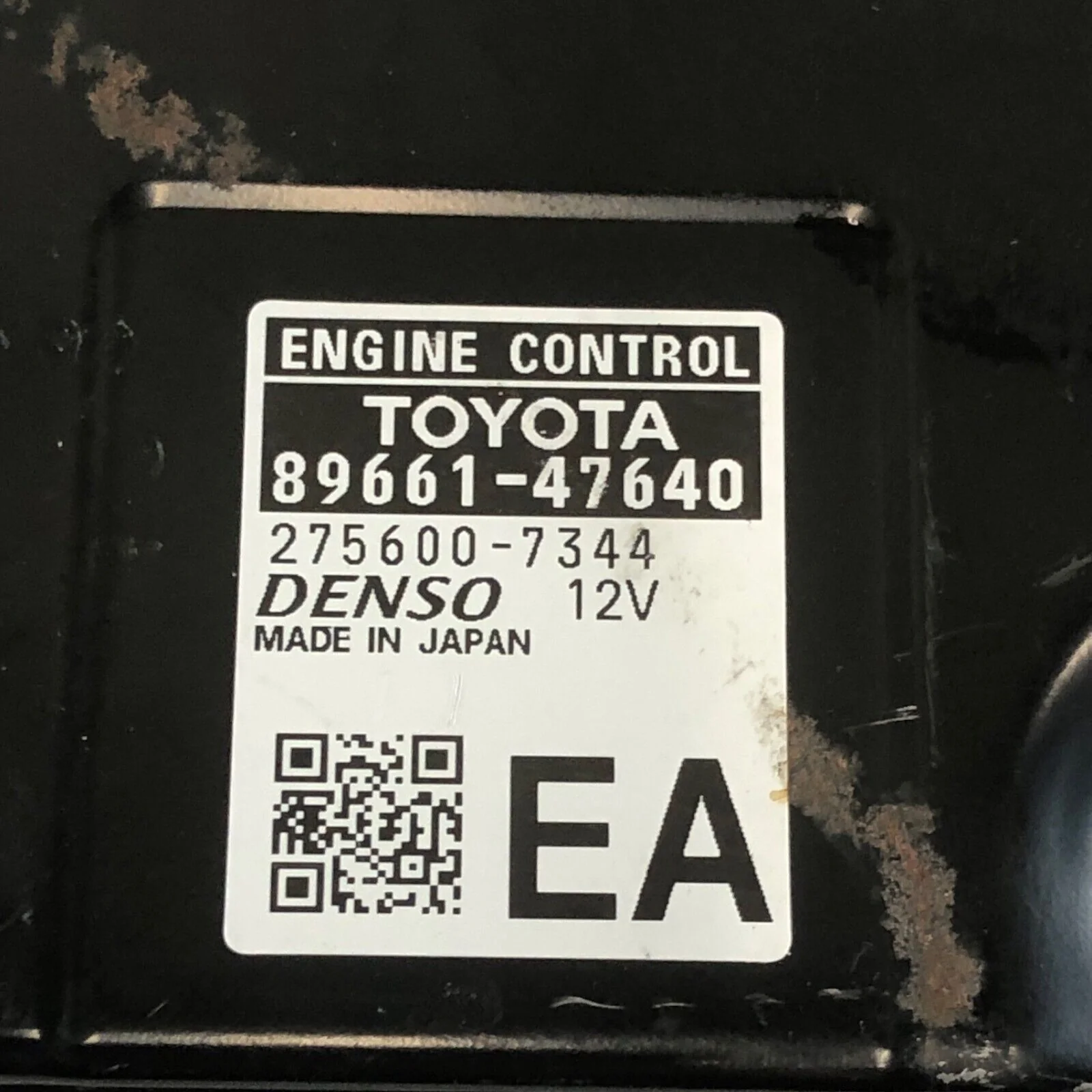 16 Toyota Prius Engine Control Module ECM Computer 89661-47640