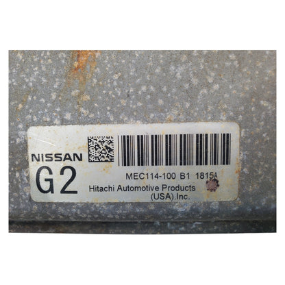 2012 Nissan 2.5L Altima Engine Electronic Control Module MEC114-100B1 2011-2013