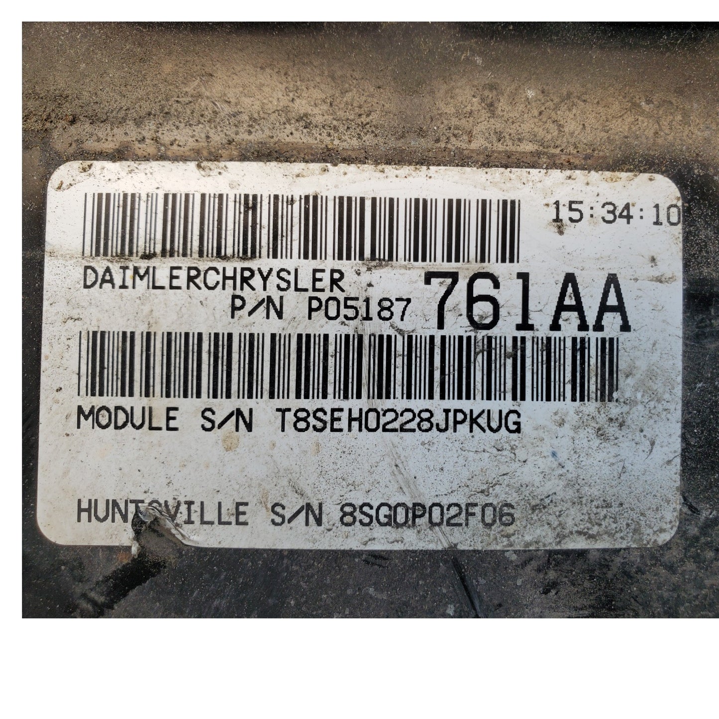 2007-09 Chrysler PT Cruiser 2.4 Engine Computer ECU ECM P05187761AA OEM