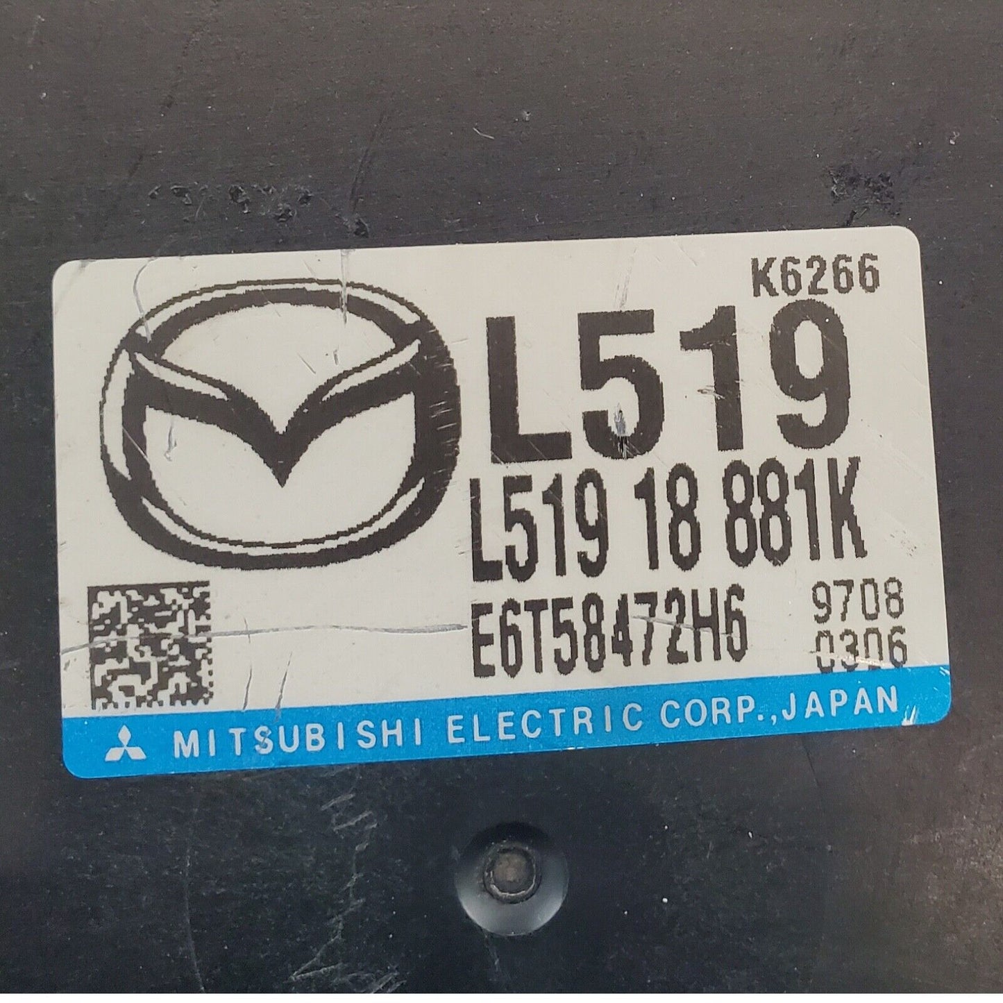 L519 18 881J Mazda 6 Mazda6 2009-2010 ecm ecu computer