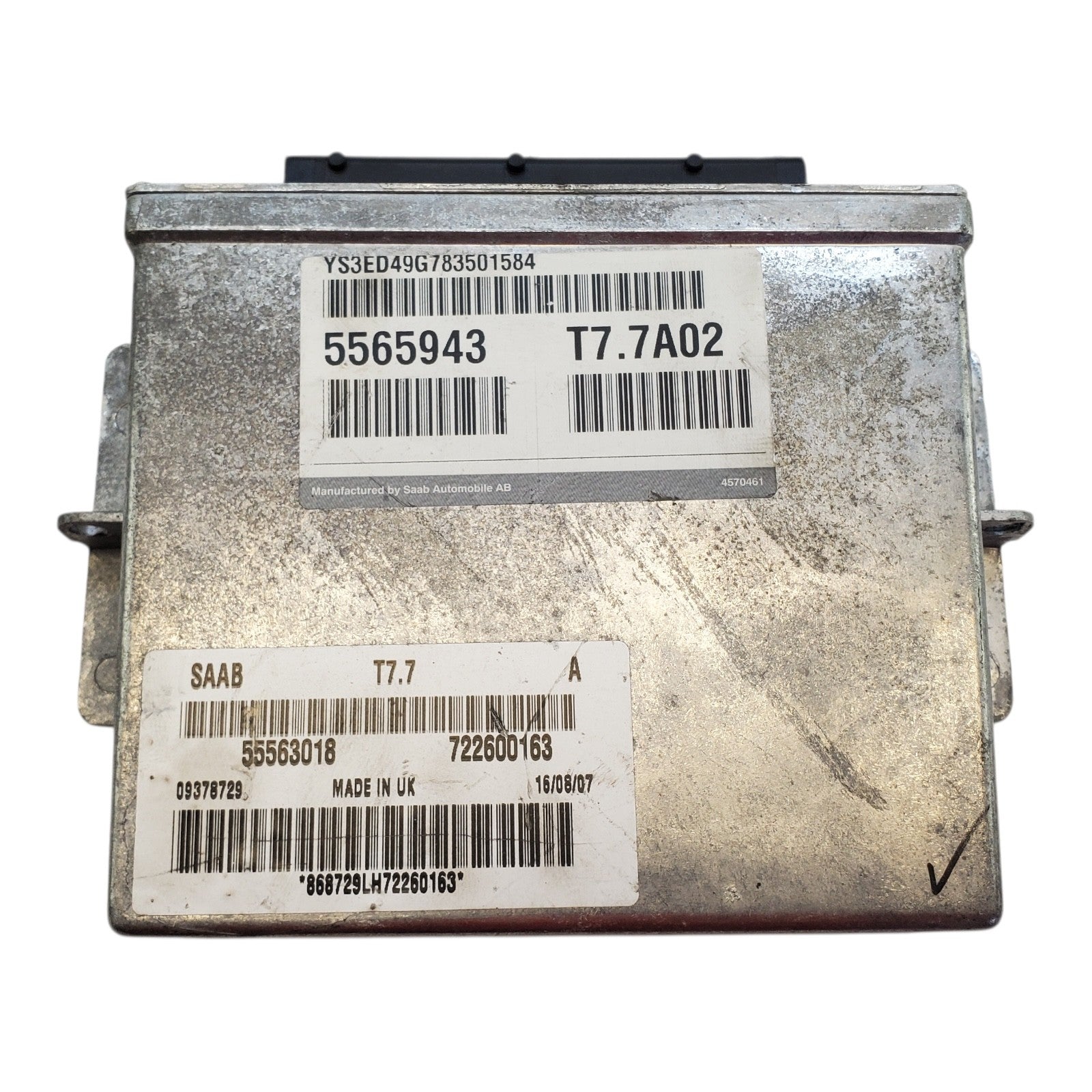 Used Engine Control Module (ECM) fits: 2009 Saab Saab 9-5 Electronic Control Mod