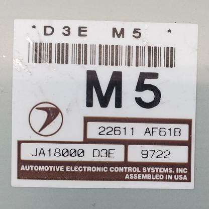 2001 Subaru Legacy Engine Control Computer Module ECU unit 22611AF61B
