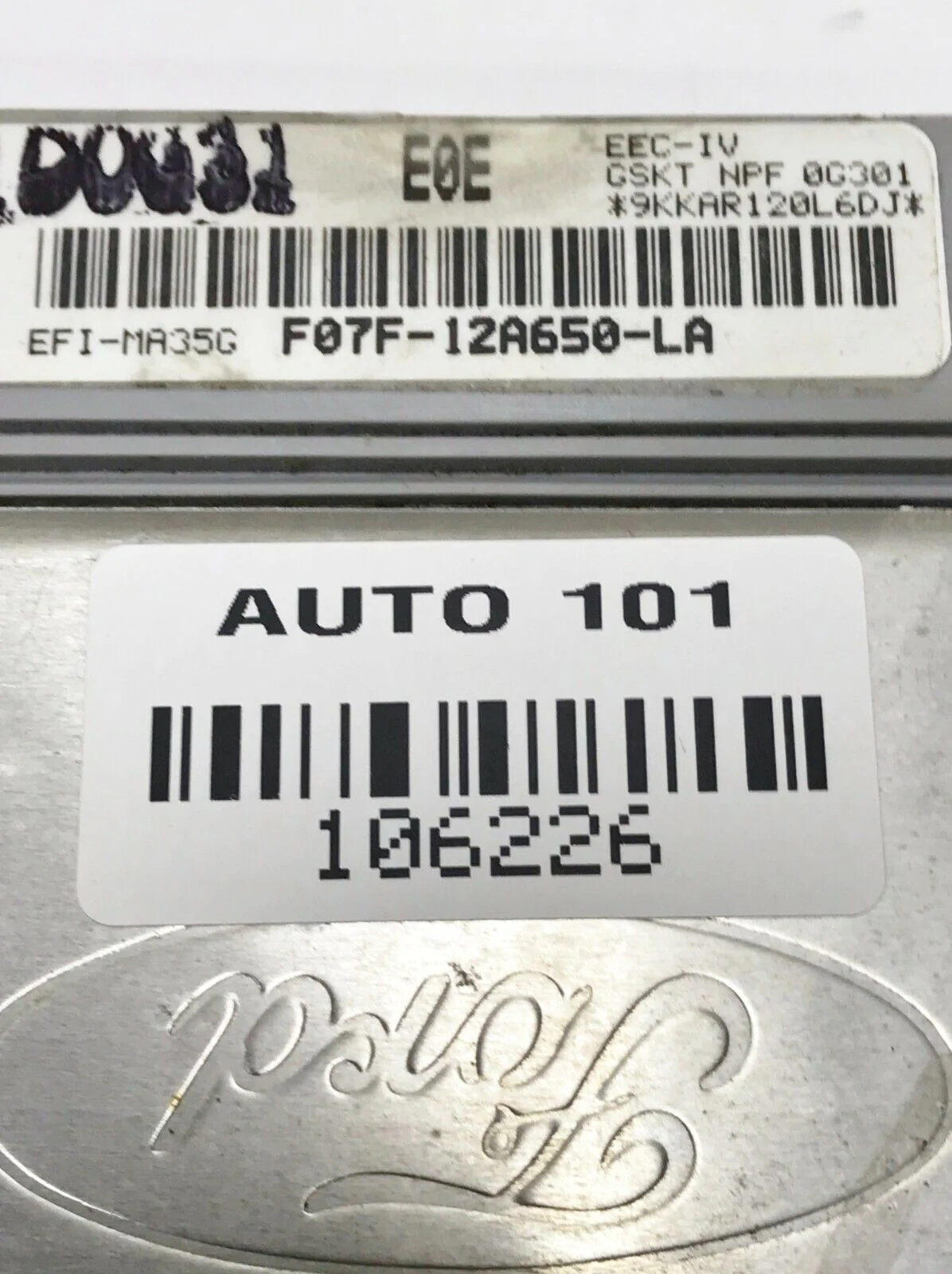 Engine ECM Control Module Fits 1990 FORD RANGER F07F12A650LA F07F-12A650-LA