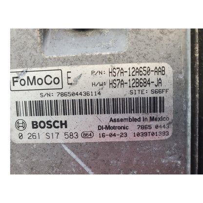 2017 - 2019 Ford Fusion 2.0L Engine Computer Control Module ECU HS7A-12A650-AAB