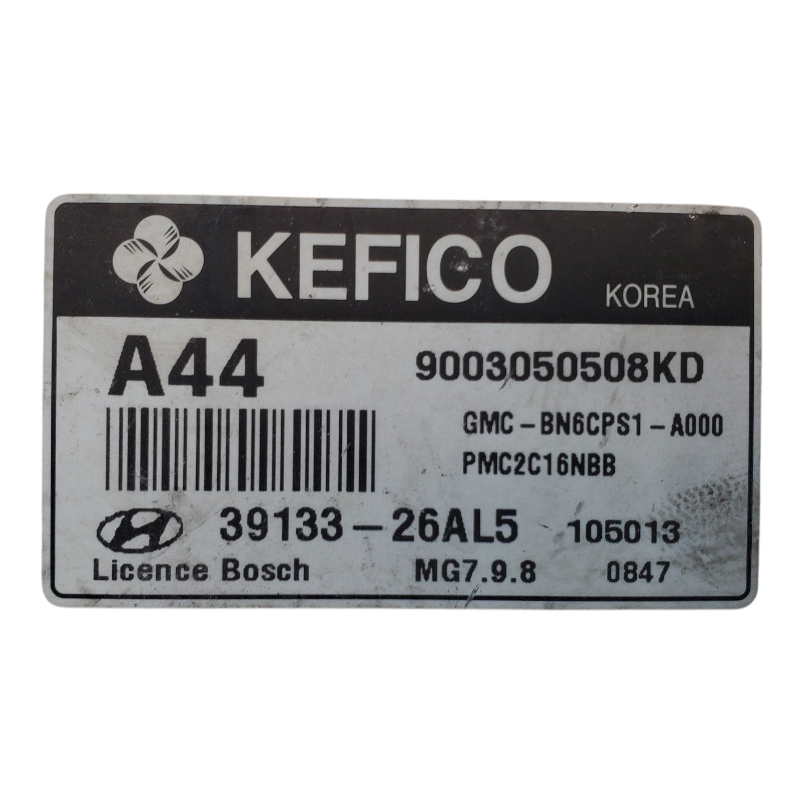 2011 Hyundai Accent 1.6 Engine Computer ECU ECM PCM 39133-26AL5