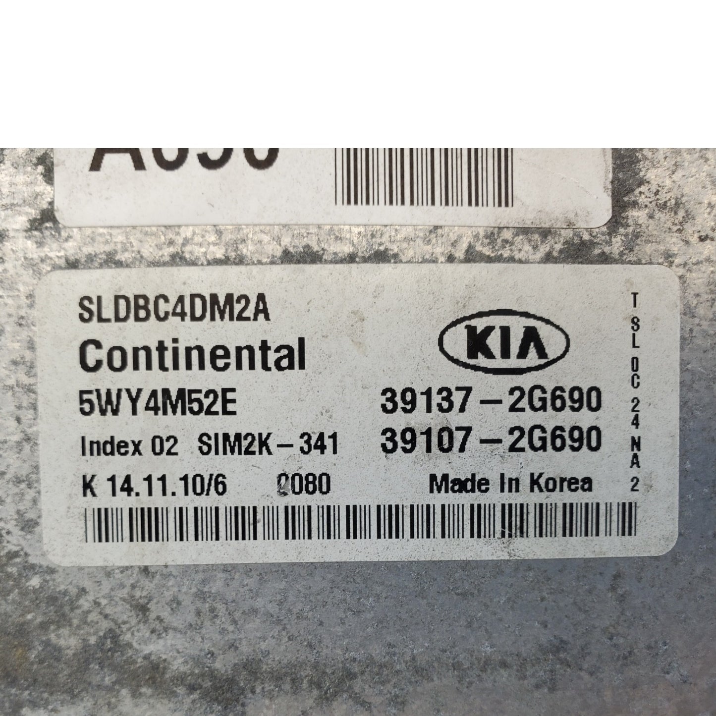 ENGINE COMPUTER KIA SPORTAGE 2010 2011 2012 2013 39107-2G690 39137-2G690 ECM OEM