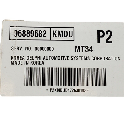 08 Chevrolet Aveo Engine Control Module ECM Computer 96889682