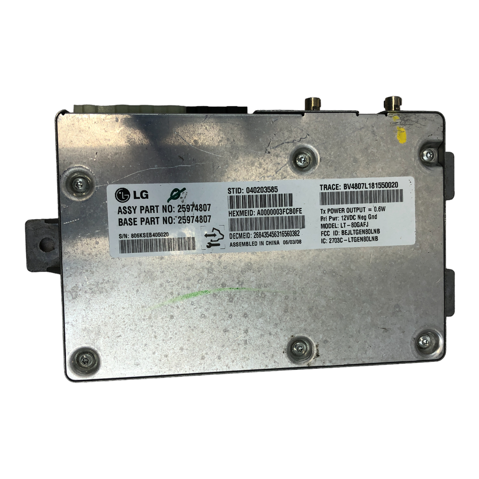 ✅ 09-10 CHEVROLET IMPALA ONSTAR COMMUNICATION MODULE 25974807