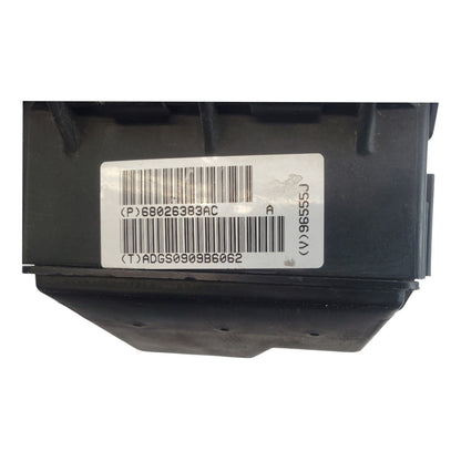  09-10 Jeep Cherokee Engine Fuse Junction Box Relay Chassis OEM 68026383AC