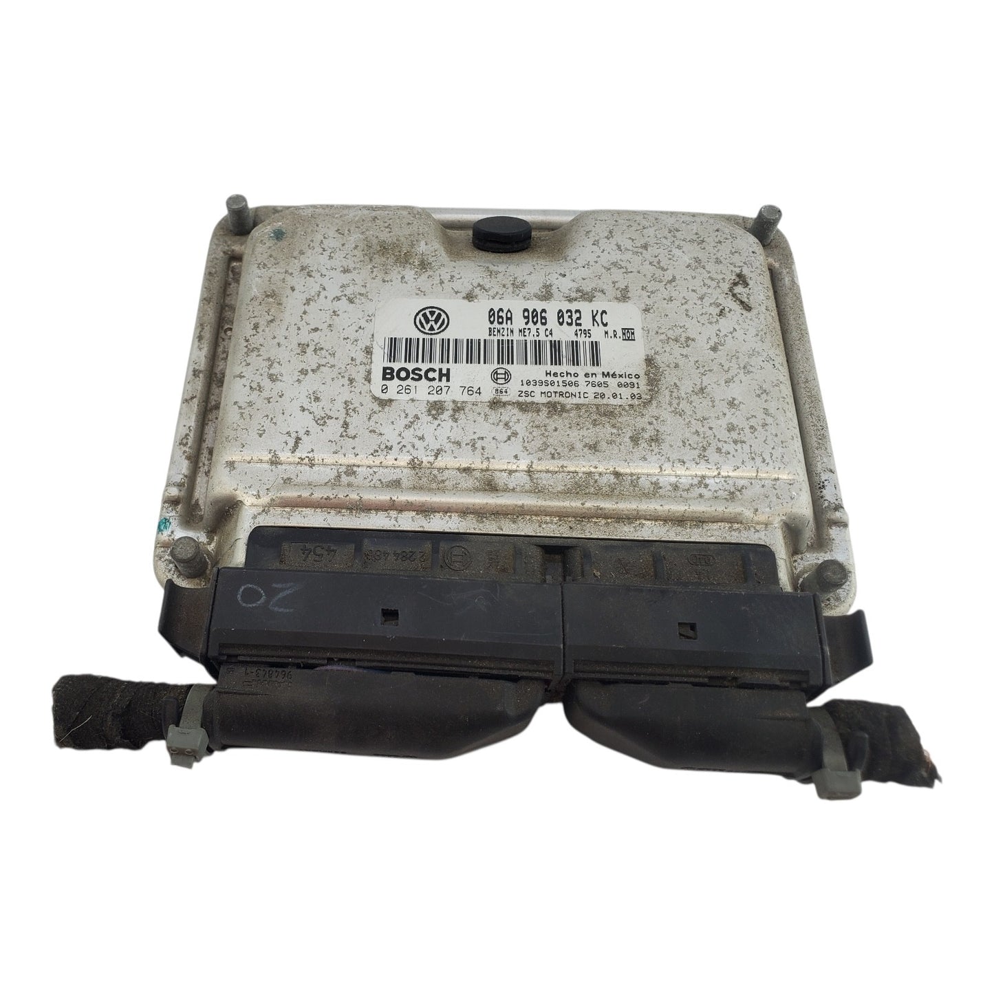 2003 VW NEW BEETLE 2.0L A/T ENGINE COMPUTER MODULE ECM ECU 06A 906 032 KC