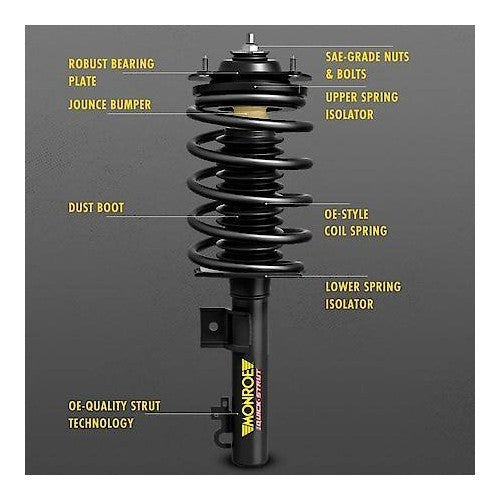 2014-2019 Toyota Corolla Front Right Suspension Strut and Coil Spring Assembly