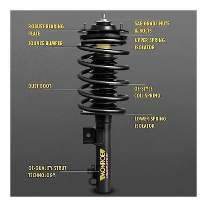 2014-2019 Toyota Corolla Front Right Suspension Strut and Coil Spring Assembly