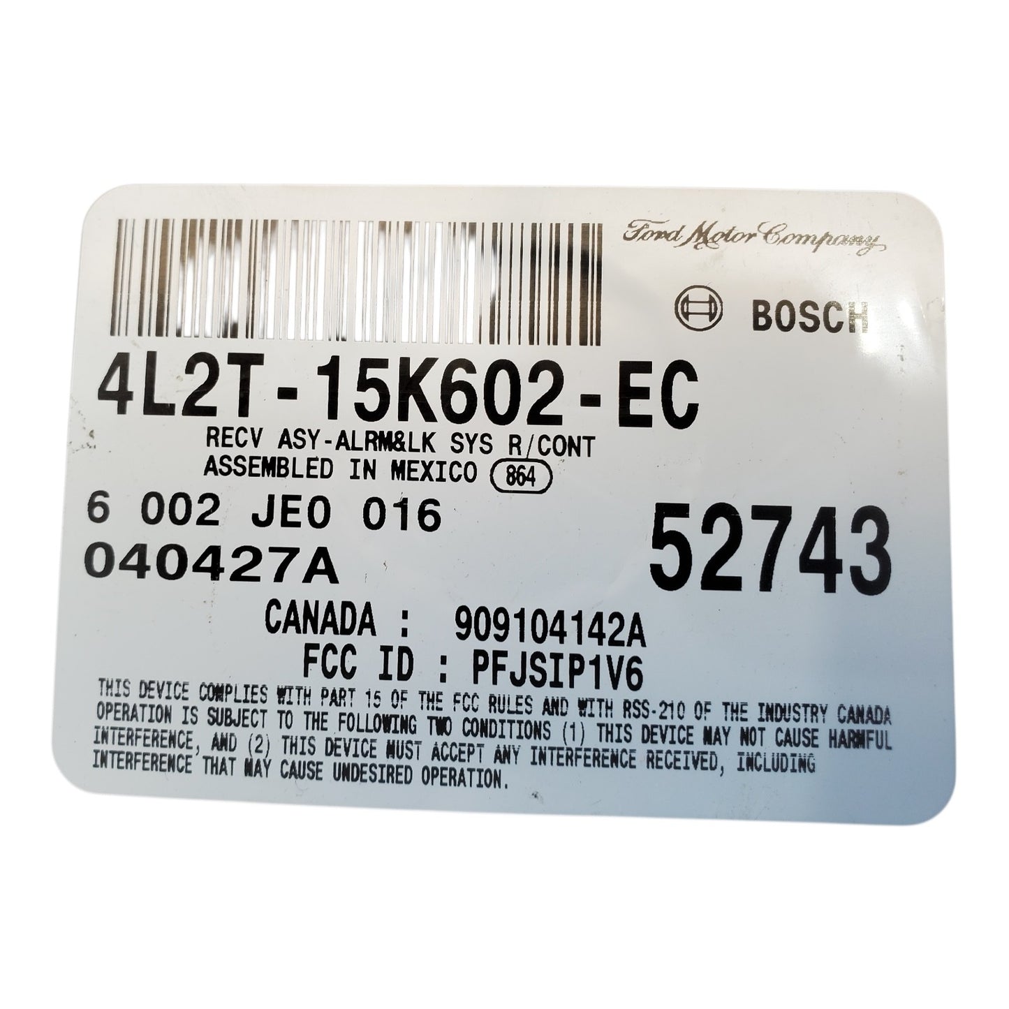 ✅ 04 Ford Explorer KEYLESS ENTRY MODULE 4L2T-15K602-EC