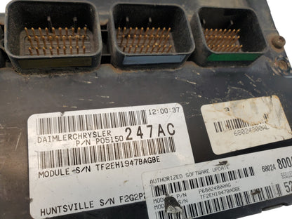 08 CARAVAN TOWN & COUNTRY 3.3L ECU ECM PCM ENGINE COMPUTER 68024800AL