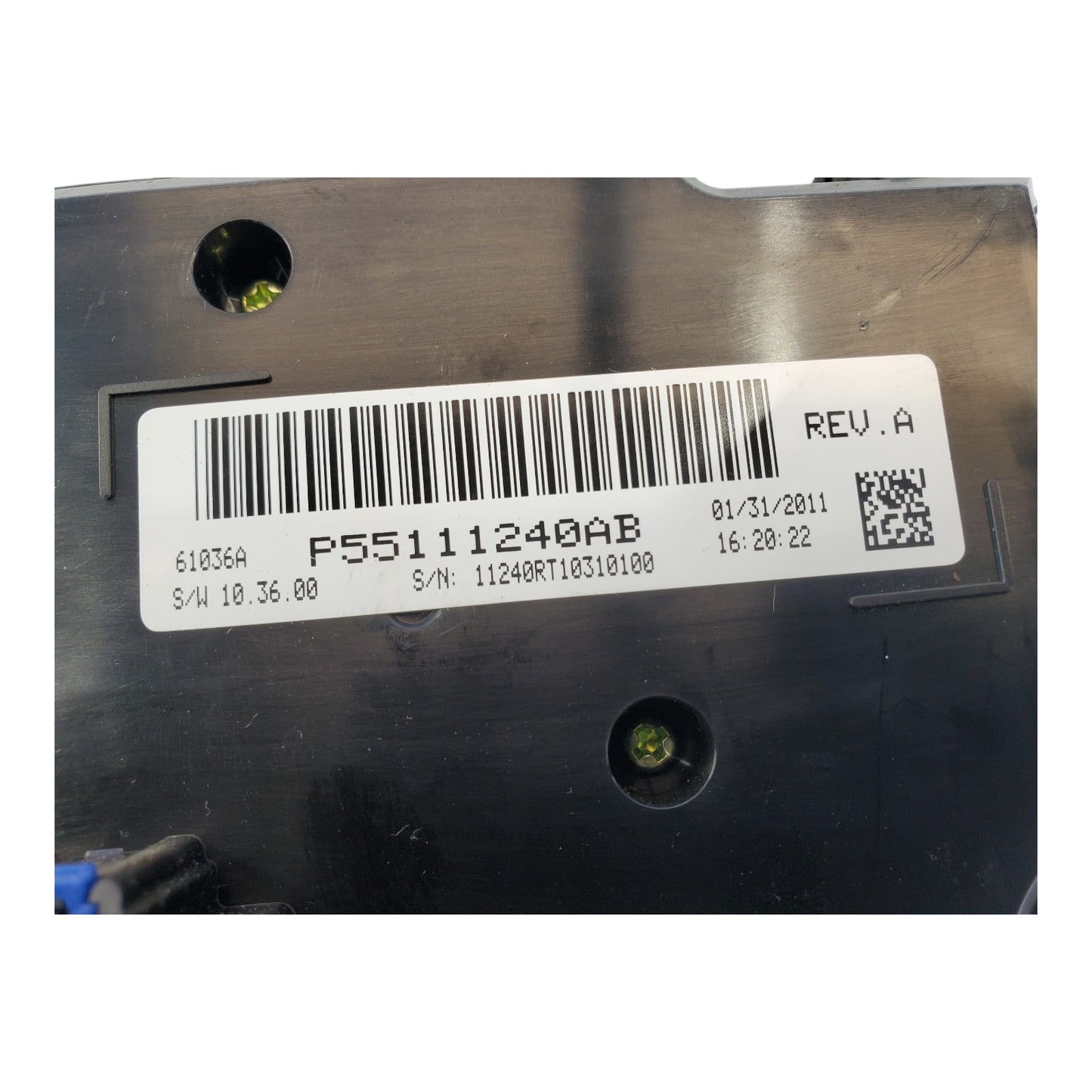 11-20 DODGE CARAVAN Heater A/c Control FRONT MANUAL 3 ZONE CONTROL 55111240AB