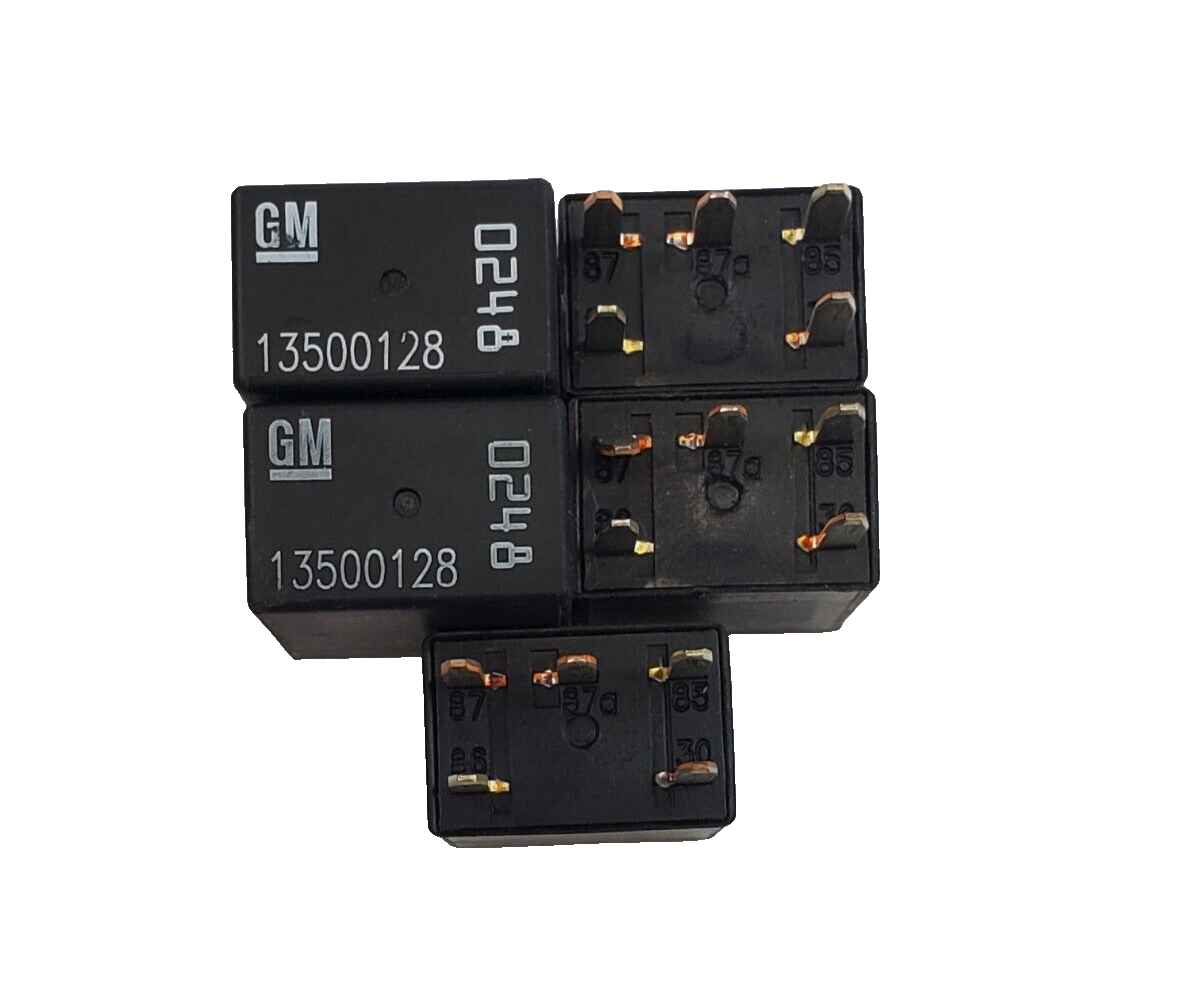 ✅ LOT OF 5 GM 13500128 Power Relay 5Pins