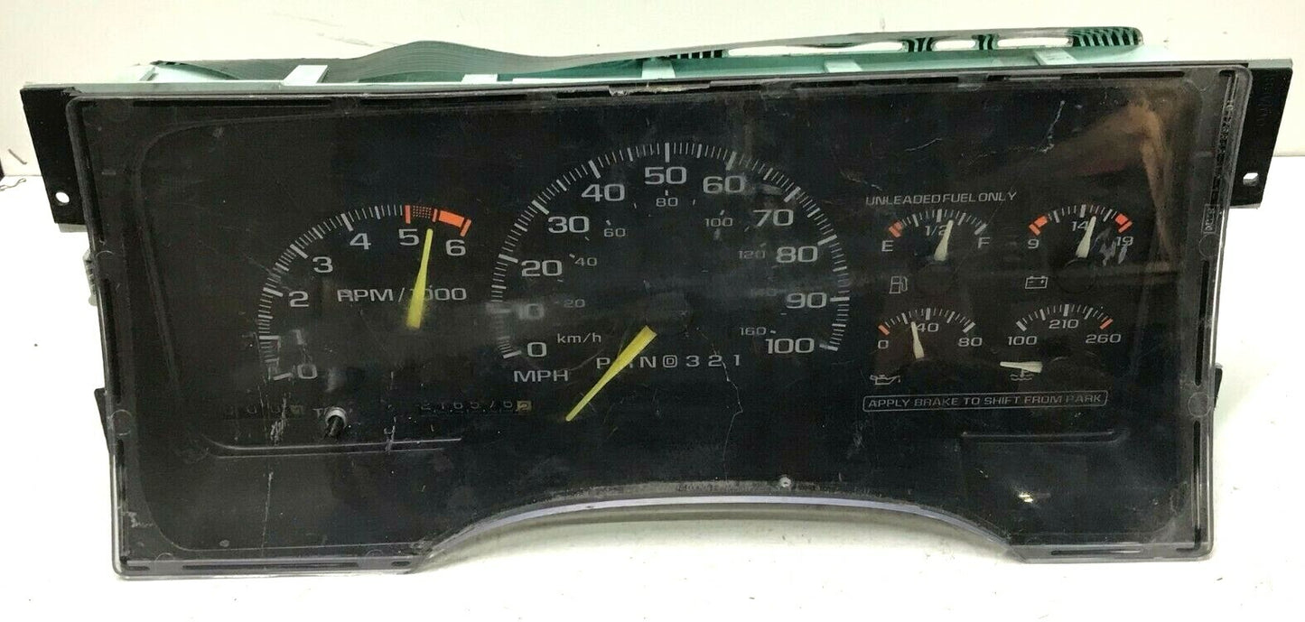 ✅ 95-00 Chevy Truck Instrument Gauge Cluster GM 216K