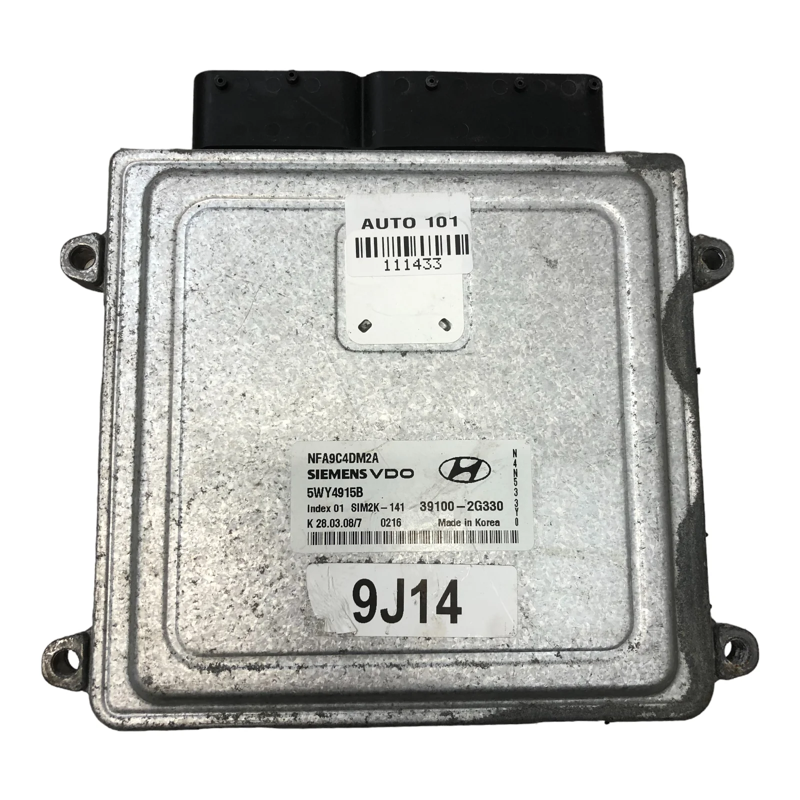 09-10 HYUNDAI SONATA 2.4L AT Engine Control Module ECM 39100-2G330