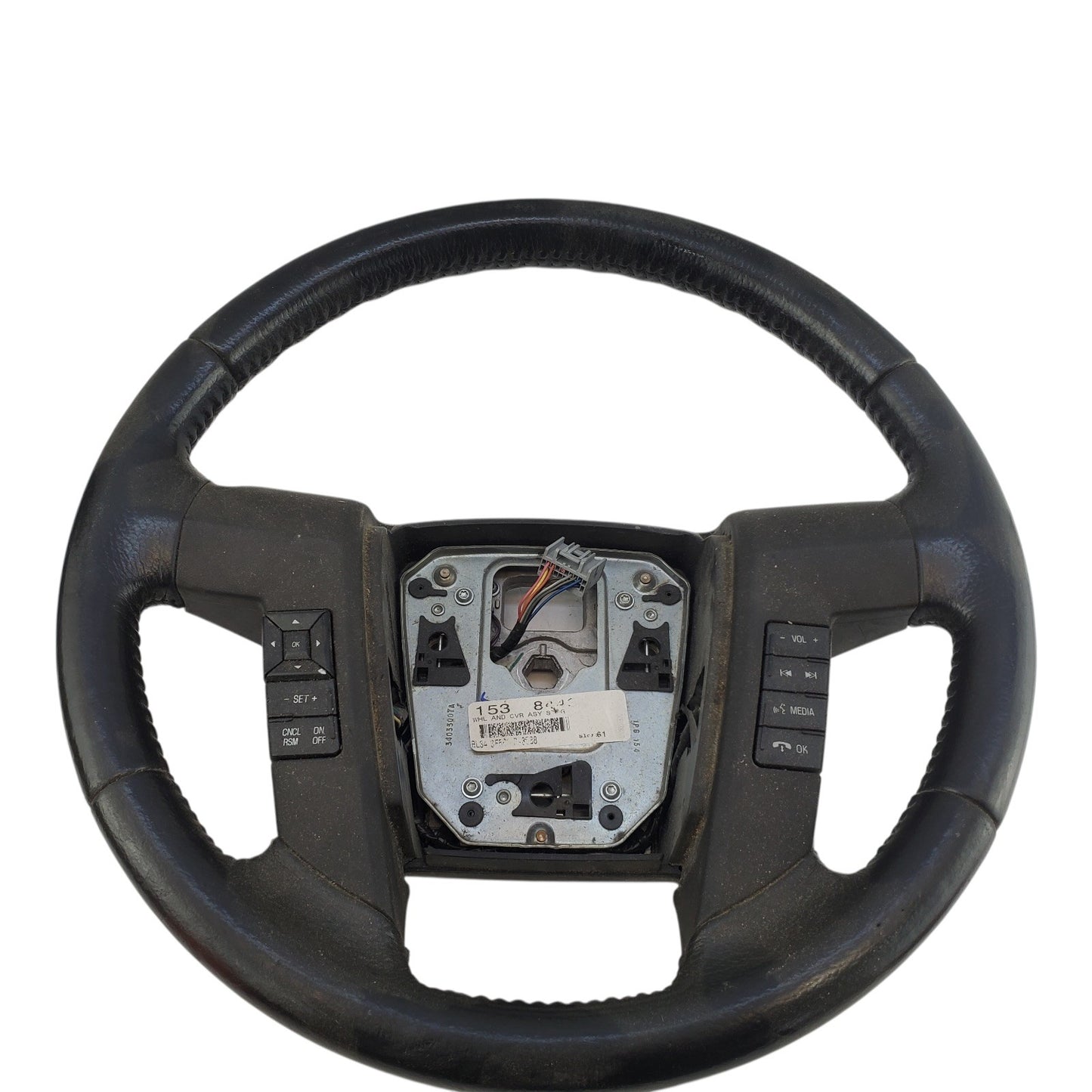 2011-2014 F150 Cruise Phone Media BL343F563RB35B8 STEERING WHEEL OEM