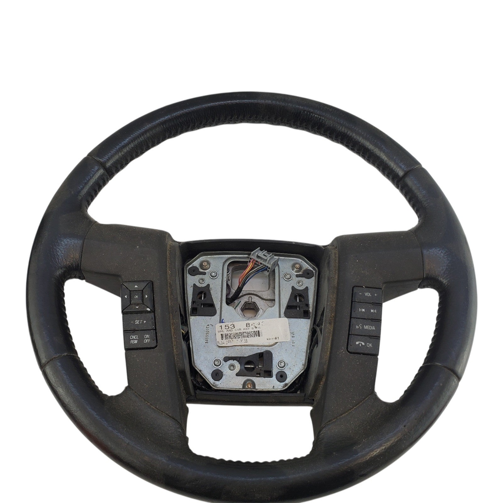 2011-2014 F150 Cruise Phone Media BL343F563RB35B8 STEERING WHEEL OEM