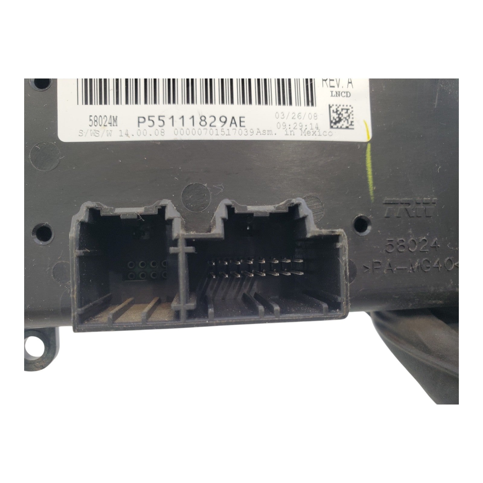 2008-2009 Jeep Liberty Dodge Avenger Heater A/C Temp Climate Control P55111829AE