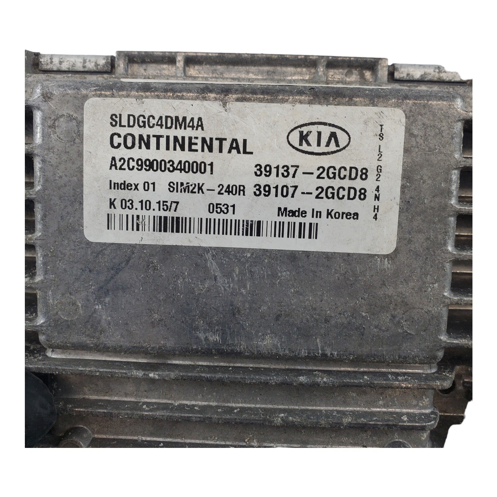 Engine ECM Control Module 2.4L Fits 14-16 SPORTAGE 39137-2GCD8 391372GCD8
