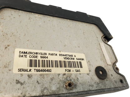 05 DODGE CARAVAN MULTIFUNCTION COMPUTER CONTROL MODULE UNIT 05144507AB OEM