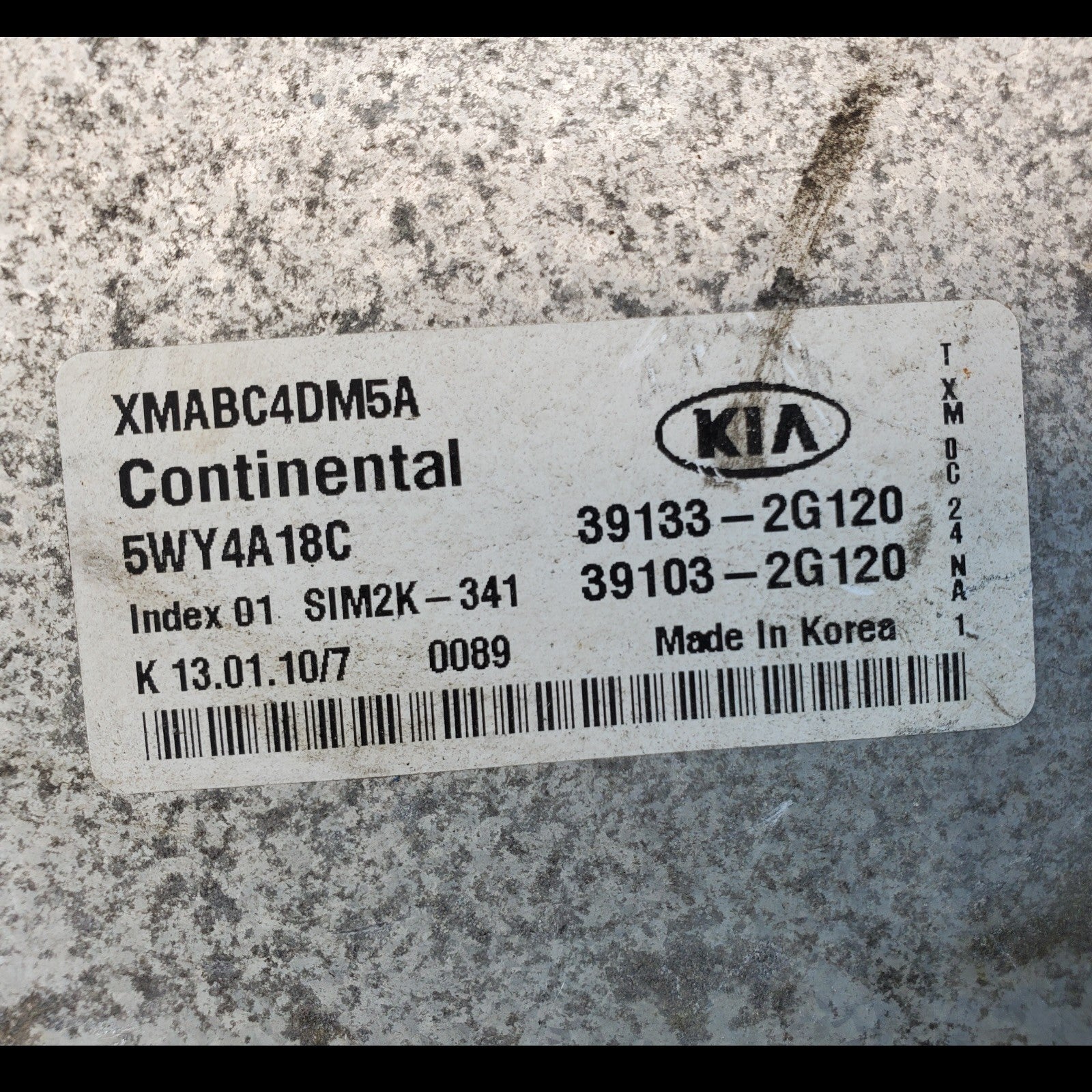 Engine ECM Control Module 2.4L Fits 11-13 SORENTO 39133-2G120 391332G120