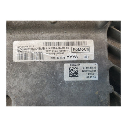 Engine ECM Control Module 1.6L Fits 14-15 FIESTA E2BA-12A650-SD E2BA12A650SD