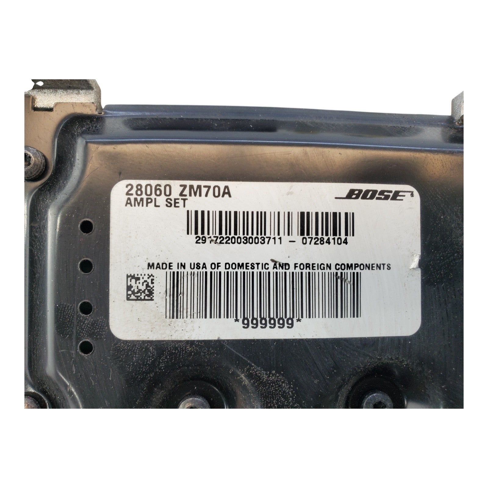 2007 NISSAN QUEST AMP AMPLIFIER AUDIO OEM 28060ZM70A