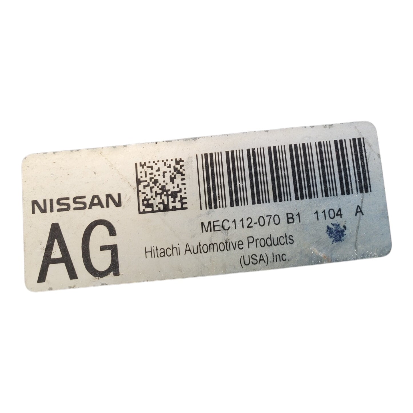 2011 NISSAN ALTIMA 2.5L A/T  ENGINE CONTROL MODULE ECU ECM PCM OEM MEC112-070B1
