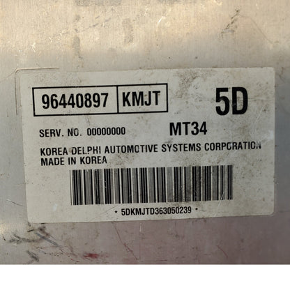 Engine ECM Electronic Control Module AT Fits 05-08 WAVE AVEO SWIFT 96440897