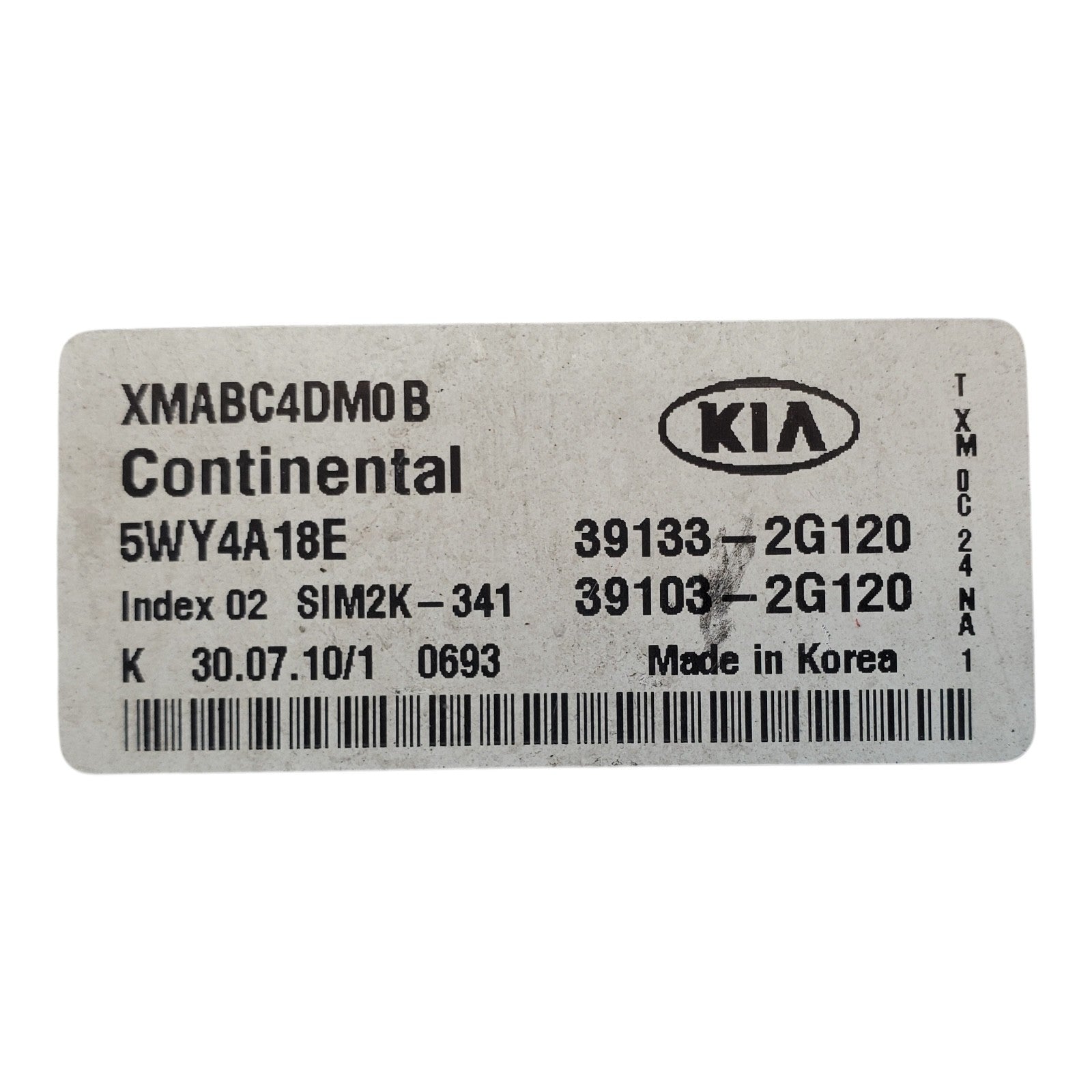 Engine ECM Control Module 2.4L Fits 11-13 SORENTO 39133-2G120 391332G120